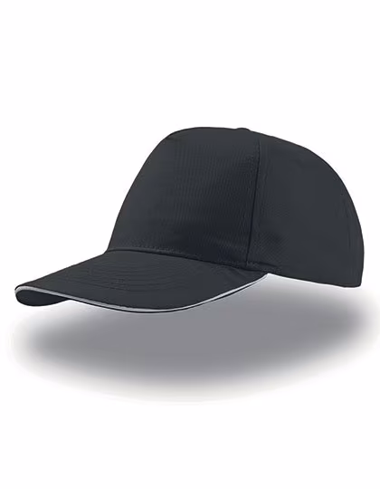 Atlantis Sandwich Cap mit Klettverschluss, Light Blue/White One Size, AT500