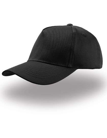 Atlantis Fünf-Segmente-Cap für Kinder 52 cm, Black One Size, AT508