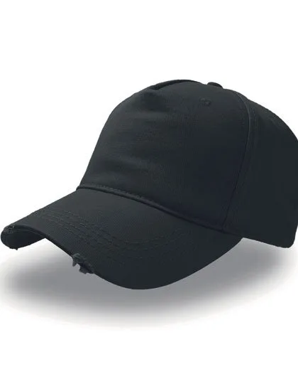 Atlantis Cargo Cap with Destroyed Effect, Black One Size, AT509