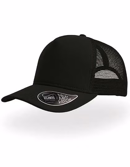 Atlantis Rapper Jersey Cap mit PVC-Verschluss, Dark Grey One Size, AT517
