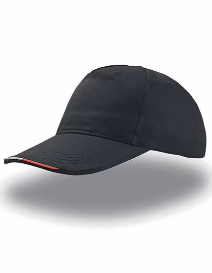 Atlantis Start Five Italia Cap aus Baumwolle, Black One Size, AT519