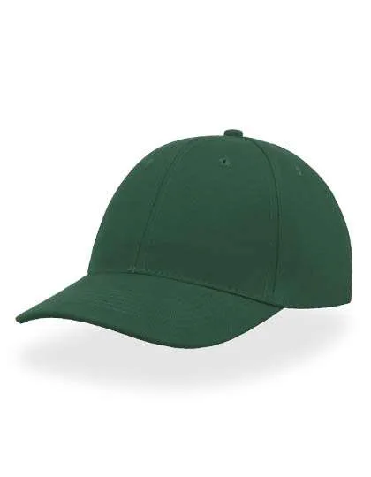 Atlantis Cap Liberty Six en coton, Bottle Green One Size, AT614