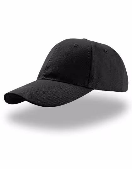 Atlantis Liberty Six Buckle Cap in Cotone, Red One Size, AT616