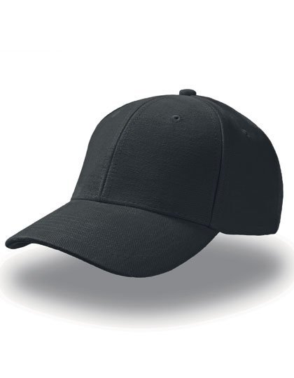 Atlantis Pilot Cap in 100% Cotone, 6 pannelli, Black One Size, AT623