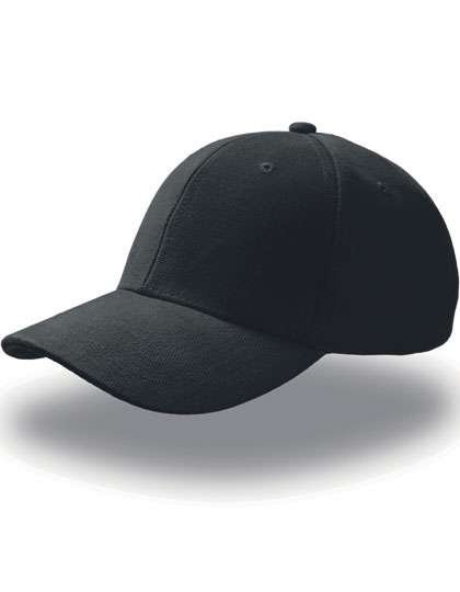 Atlantis Champion Cap aus schwerer Baumwolle, Black One Size, AT624