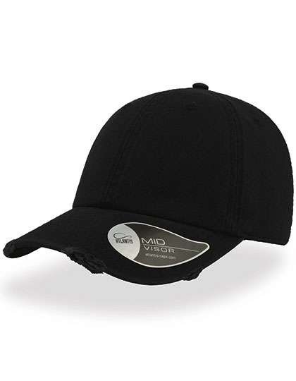 Atlantis Dad Hat Destroyed aus Chino-Baumwolle, Burgundy One Size, AT664