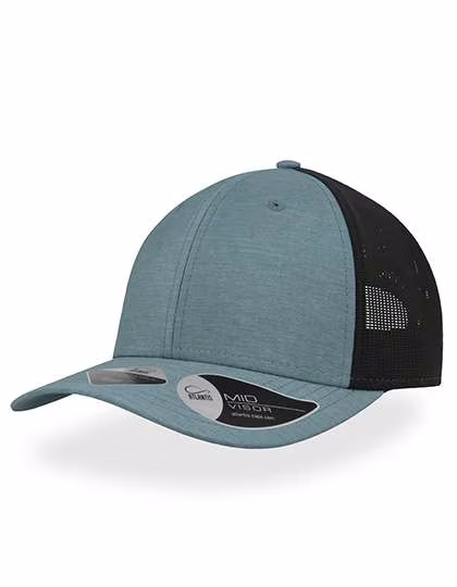 Atlantis Whippy Cap mit DRY-TECH Schweißband, Avio Melange One Size, AT674