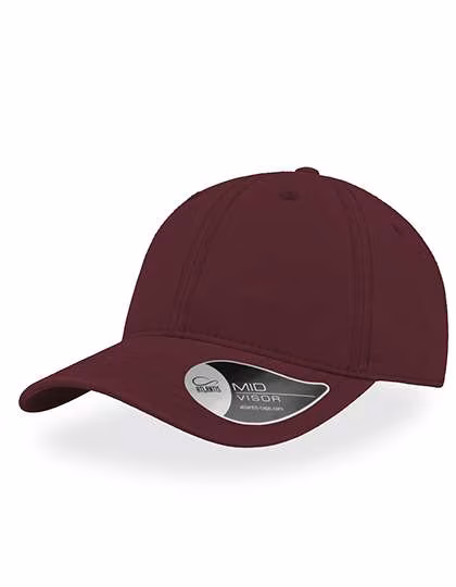Atlantis Groovy Cap aus Baumwoll-Canvas, Burgundy One Size, AT675
