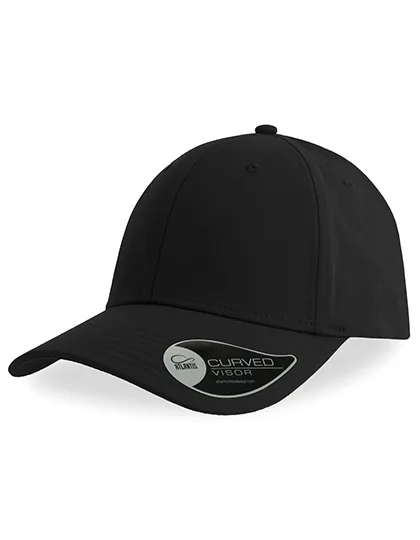 Atlantis Cap Bolt avec visière courbée, Black One Size, AT680