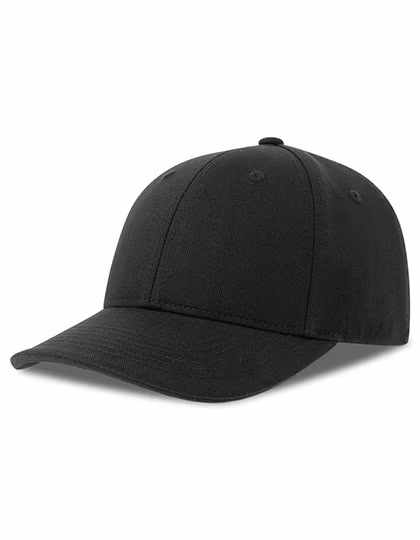 Atlantis Liberty Sandwich-S Cap aus Baumwoll-Twill, Black/Black One Size, AT684