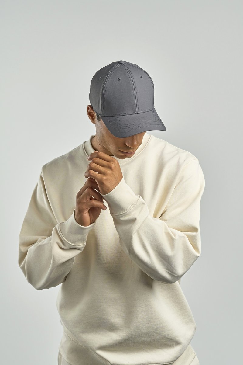 Atlantis Pitch Cap aus recyceltem Polyester, Black L/XL, AT689