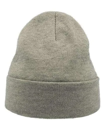 Atlantis Beanie mit Thinsulate™ Futter und Bündchen, Grey Melange One Size, AT741