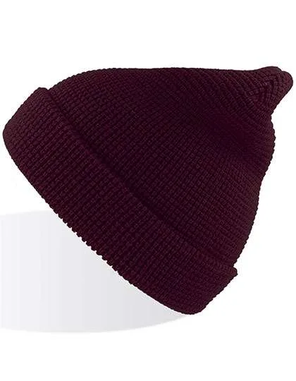 Atlantis Doppellagiger Blog Beanie aus Polyacryl, Burgundy One Size, AT797