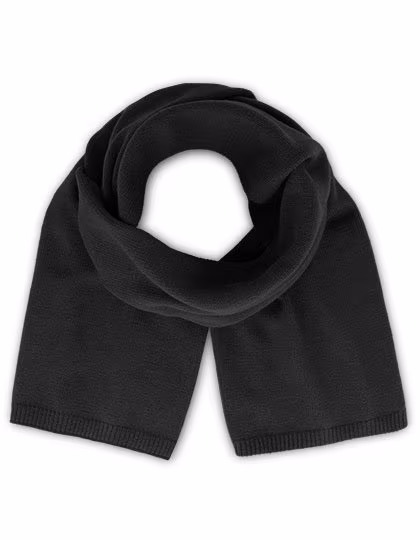 Atlantis Wind Scarf Recycled in 100% Poliestere, Black 160 x 25 cm, AT808