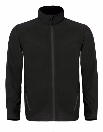 B&C COLLECTION Fleecejacke Coolstar mit Reißverschluss für Herren, Black S, BCFM717