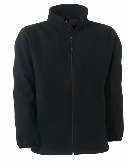 B&C COLLECTION Fleece Jacket WindProtek with Drawstring, Black XS, BCFU749