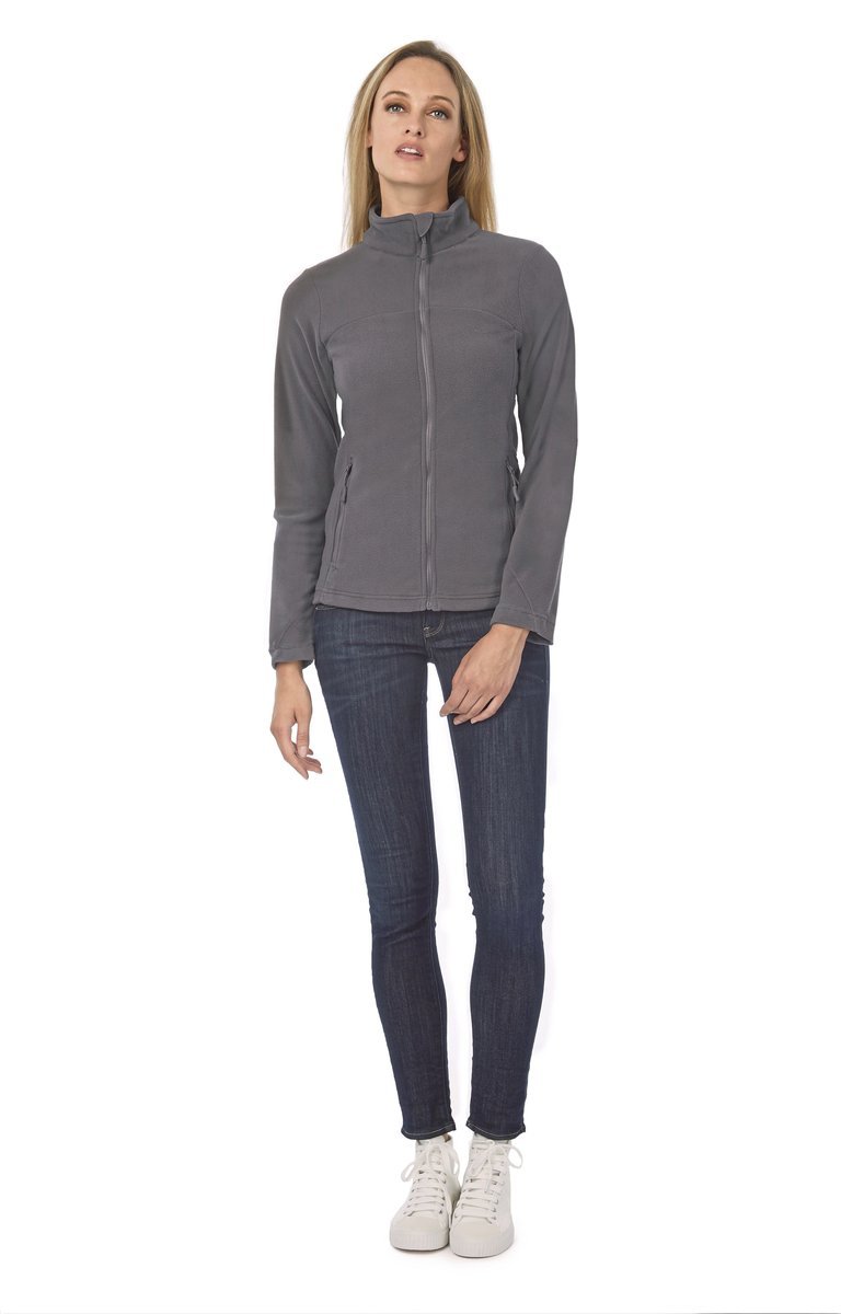 B&C COLLECTION Fleecejacke Coolstar mit Schnittabnähern für Damen, Black XS, BCFW752