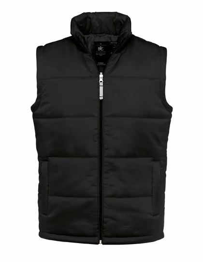 B&C COLLECTION Bodywarmer with Down-Feeling for Men, White M, BCJM930