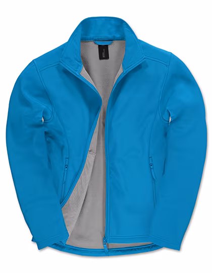 B&C COLLECTION Giacca softshell ID.701 con pile da Uomo, Red/Warm Grey 3XL, BCJUI62
