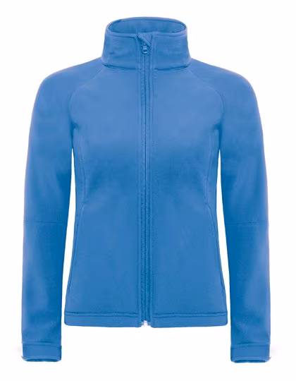 B&C COLLECTION Softshell-Hoodie mit Balaclava-Kapuze für Damen, Azure XS, BCJW937