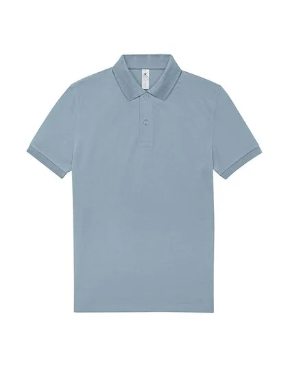 B&C My Polo 210 Baumwoll-Poloshirt mit Knopfleiste, Amalfi Blue S, BCPU426