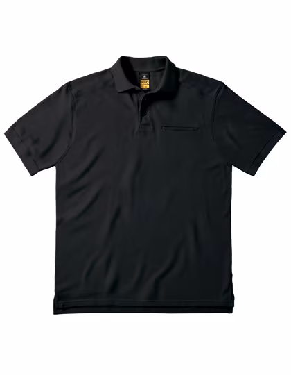 B&C Skill Pro Polo mit Brusttasche, Navy 3XL, BCPUC10