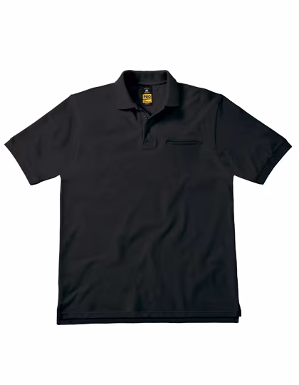 B&C Energy Pro Polo made of Recycled Material, Black S, BCPUC11