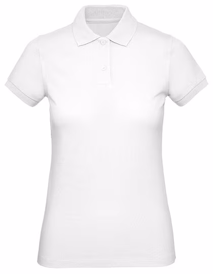 B&C Polo-Shirt aus Bio-Baumwolle für Damen, White XS, BCPW440