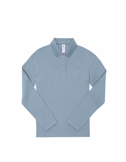 B&C Langarm-Polo 210 aus Baumwolle, Red XL, BCPW464