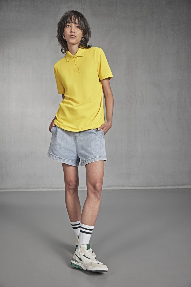 B&C My Eco Polo 65/35 aus recyceltem Material, Acid Lime XS, BCPW465