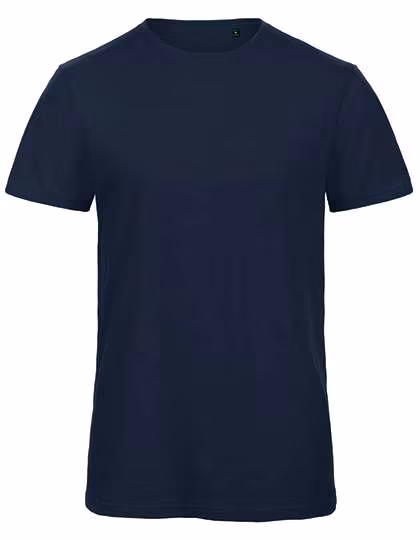 B&C T-shirt Inspire Slub in Cotone Biologico, Chic Navy S, BCTM046
