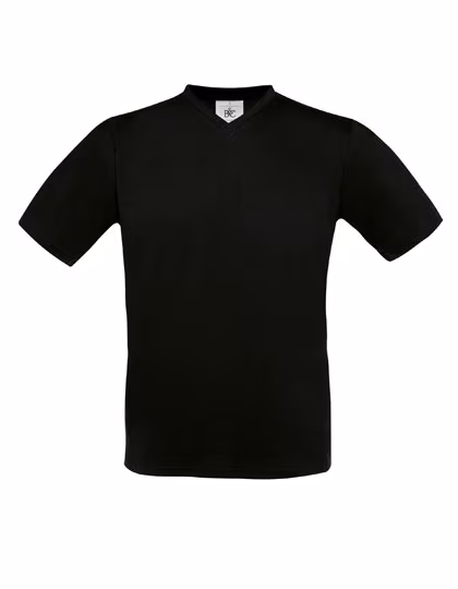 B&C T-Shirt Exact V-Neck en coton, White S, BCTU006