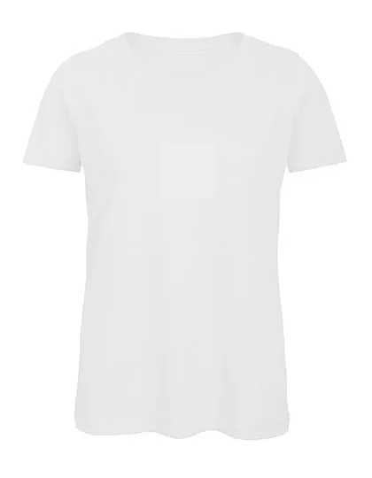 B&C Nachhaltiges Bio-Baumwoll T-Shirt für Frauen, White XS, BCTW043