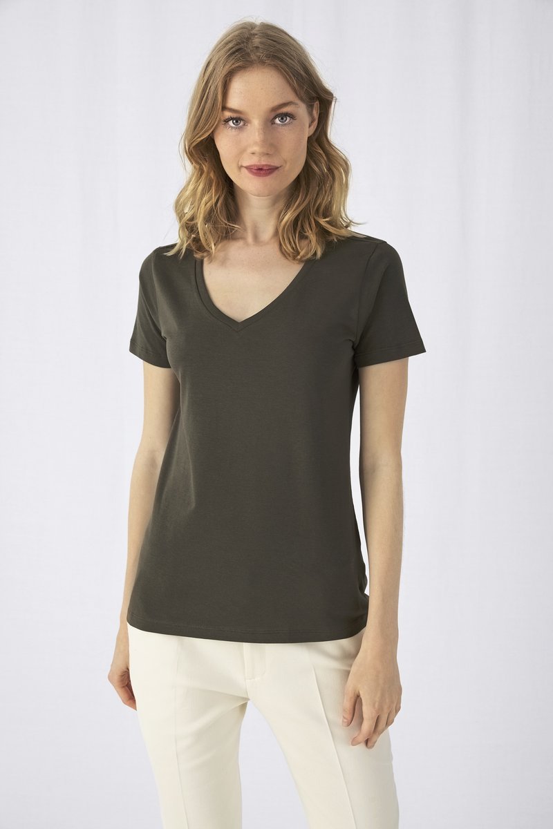 B&C Inspire V T-Shirt aus Bio-Baumwolle, White XS, BCTW045