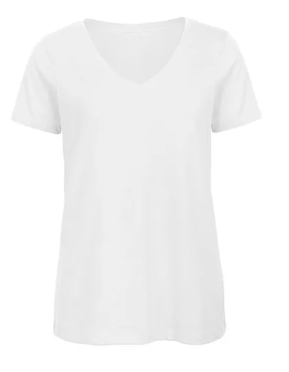 B&C Inspire V T-Shirt made of Organic Cotton, White XS, BCTW045
