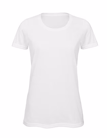 B&C Frauen Sublimation T-Shirt aus Polyester, White XS, BCTW063