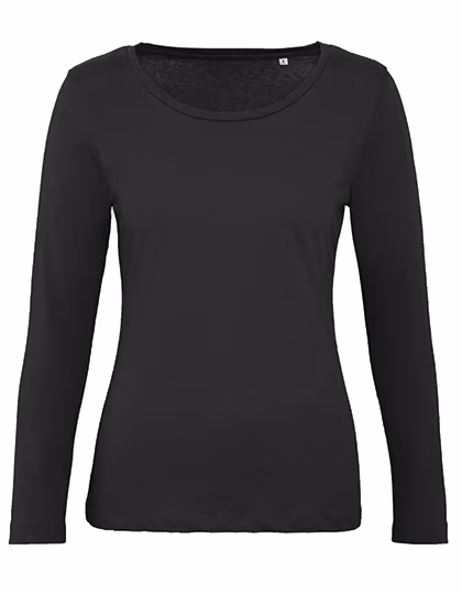 B&C Inspire Langarmshirt aus Bio-Baumwolle, White XS, BCTW071