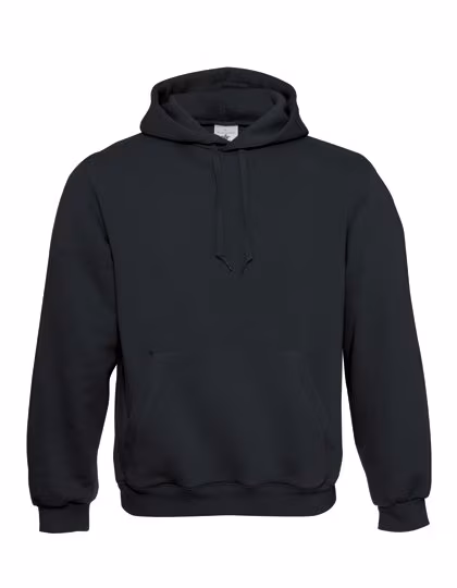 B&C Hoodie mit Kapuze aus Baumwolle-Polyester, Black XXS, BCWU620