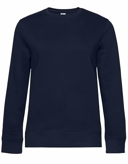 B&C QUEEN Crew Neck Sweat_° Navy Blue XXL (BCWW01Q), BCWW01Q