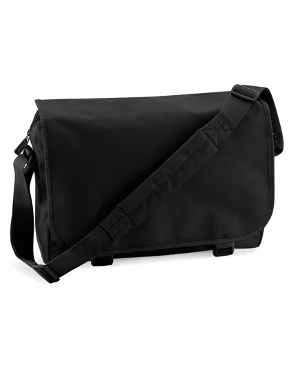 BagBase Borsa Messenger versatile con organizer, Black 38 x 30 x 12 cm, BG21