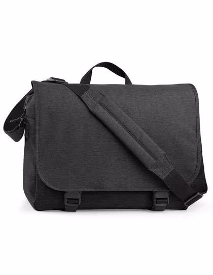 BagBase Two-Tone Messenger for Laptops up to 15.6, Anthracite 39 x 31 x 12 cm, BG218