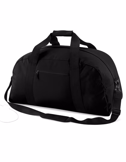 BagBase Klassische Holdall aus 600D Polyester, Black 60 x 31 x 27 cm, BG22