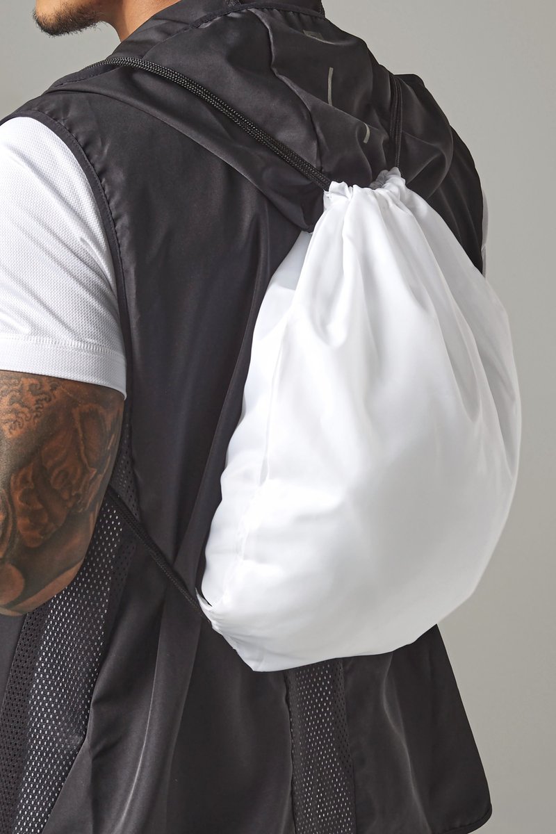 BagBase Sacca Sportiva Impermeabile 11L a Colori, White 33 x 45 cm, BG5