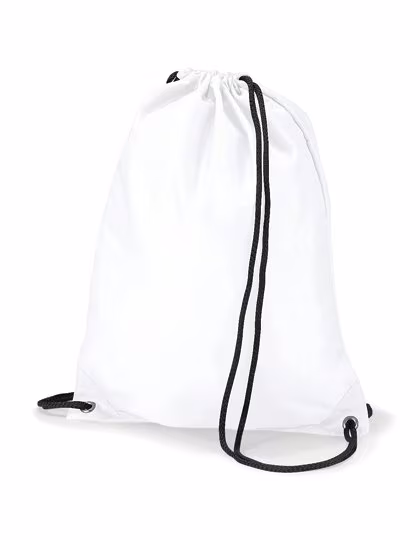BagBase Wasserdichter Gymsac 11L in Farben, White 33 x 45 cm, BG5