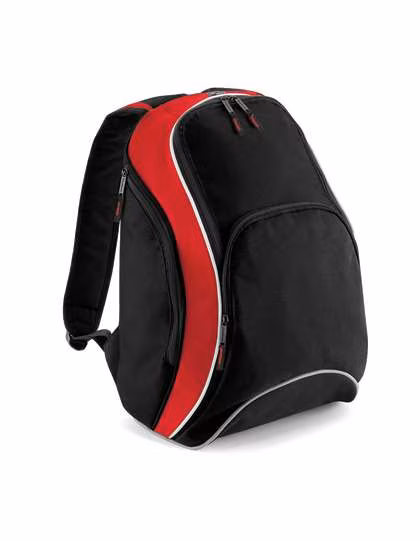 BagBase Robust Backpack with Media Pocket, French Navy/Classic Red 32 x 45 x 23 cm, BG571