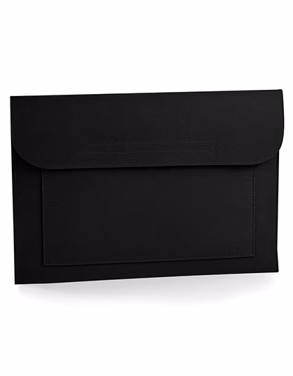 BagBase Filz Laptop-Hülle mit Einstecktasche, Black 41.5 x 28 cm, BG726