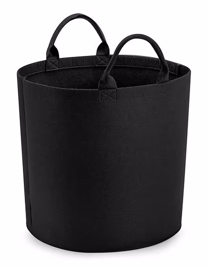 BagBase Filz-Tragetasche in Melange-Optik, Charcoal Melange S (30 x 30 cm), BG728