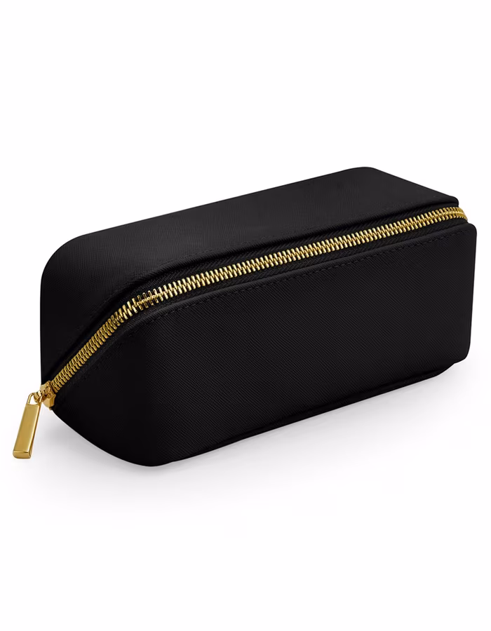 BagBase Boutique Open Flat Mini Accessory Case, Black/Black 21 x 8 x 8 cm, BG761