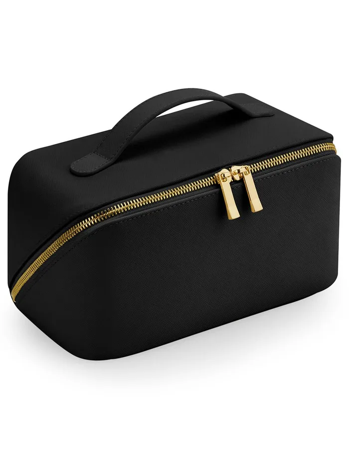BagBase Boutique Flaches Accessoire-Case aus PU, Black 24 x 12 x 12 cm, BG762