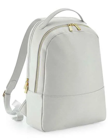BagBase Boutique Backpack with 14-inch Laptop Compartment in, Soft Grey 30 x 41 x 11 cm, BG768
